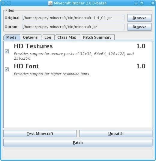 MCPatcher HD v3.0.2 1.5.2 - это многофункциональный патчер текстур и ресурс