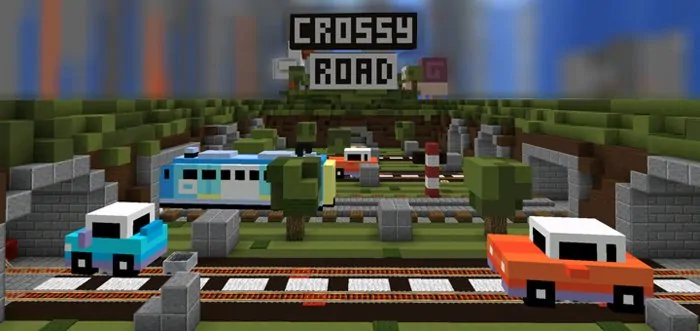 Реализация игры Crossy Road в Майнкрафте