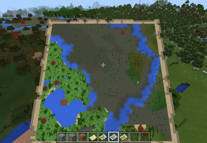 Лесной и болотный биом теперь можно различить на карте по цвету