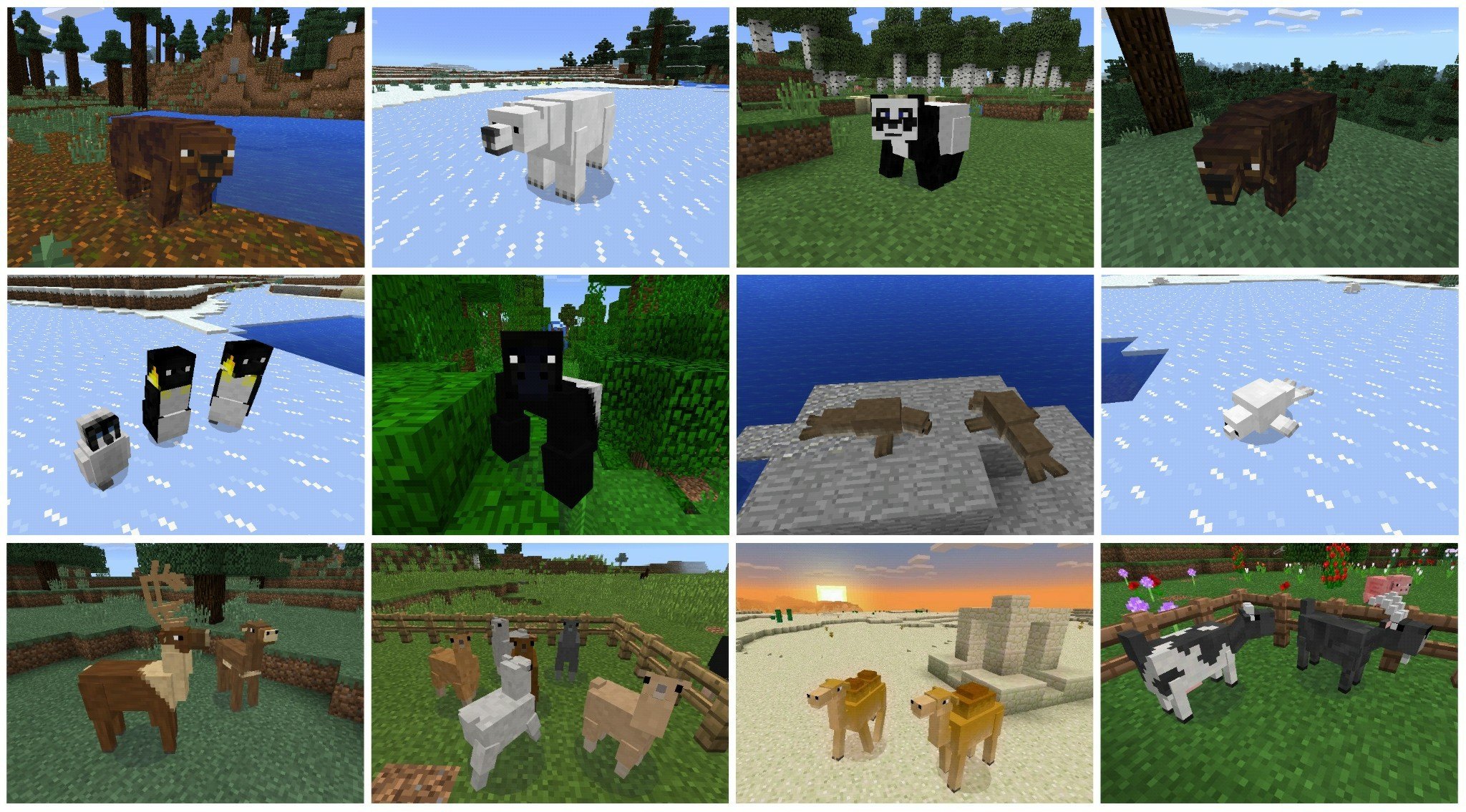 Мод на новых животных для Minecraft 1.7.10/1.7.2 скачать